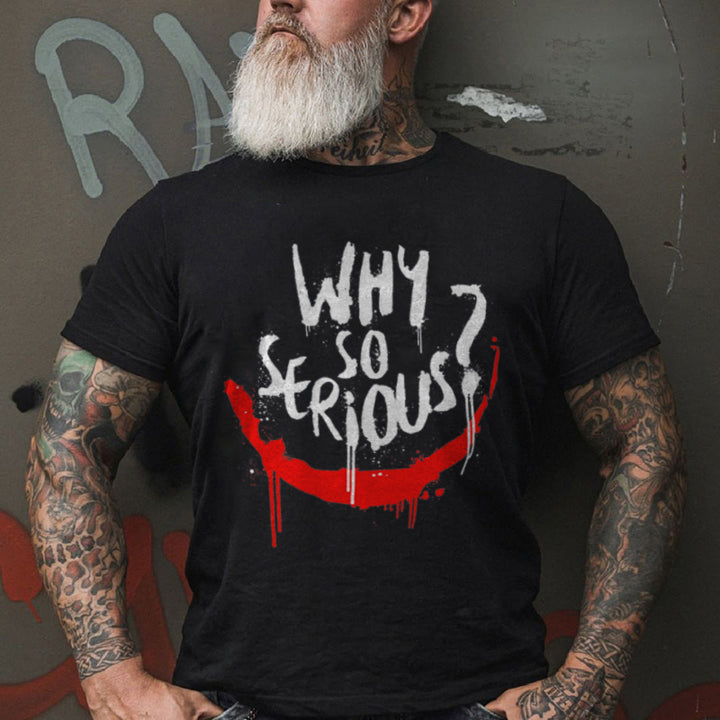 Vikings Why So Serious? Printed Men's T-shirt