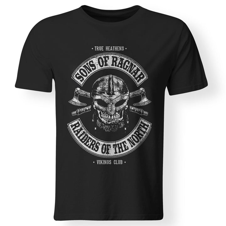 Viking Sons Of Ragnar Raiders Of The North Printed Men's T-shirt