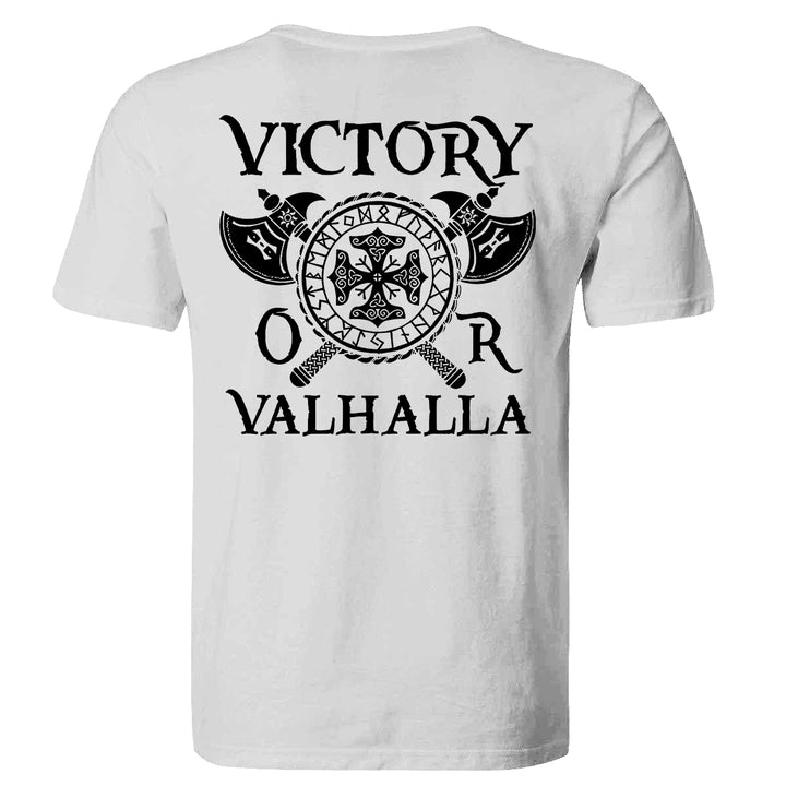 Victory Letter Axes Printed Men's T-shirt