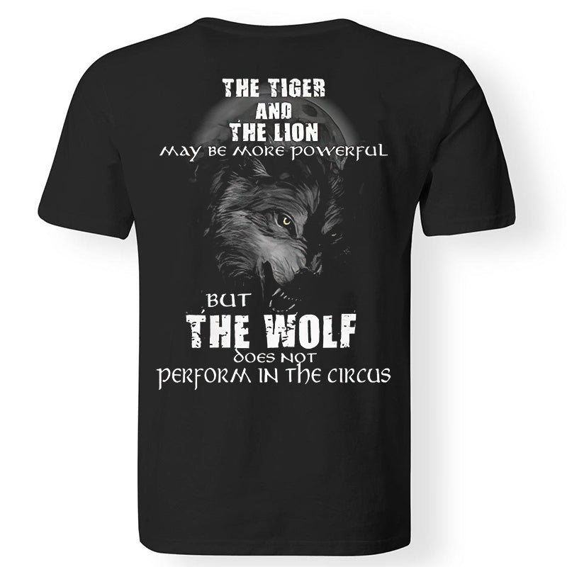 Vikings The Tiger And The Lion Printed Men's T-Shirt