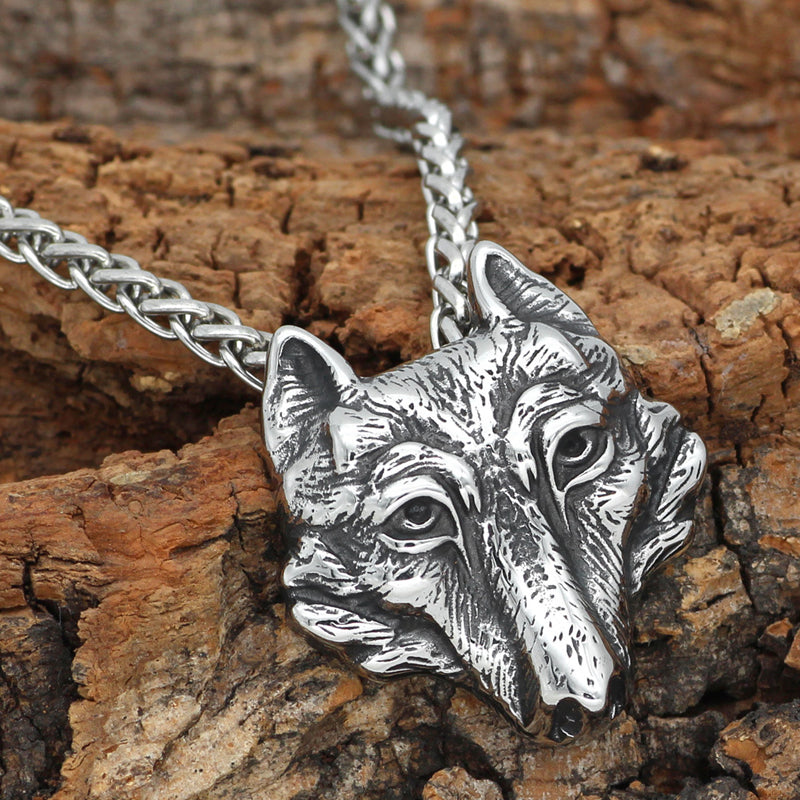 Viking Celtic Wolf Necklace