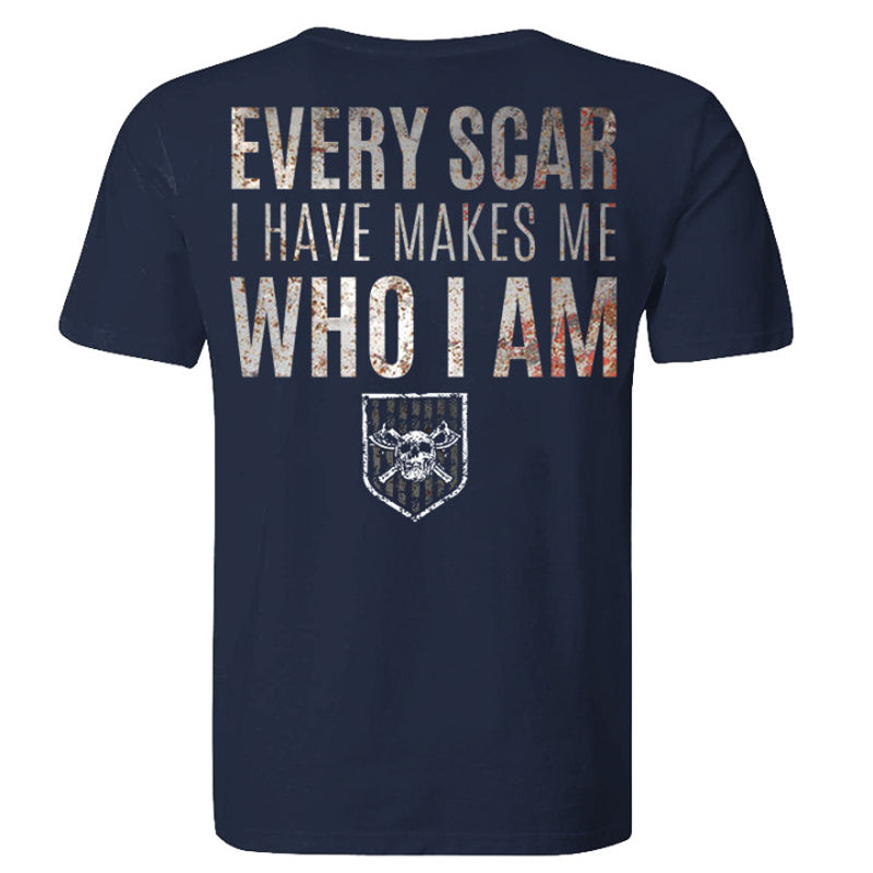 Every Scar I Have Makes Me Who I Am Printed Men's T-shirt