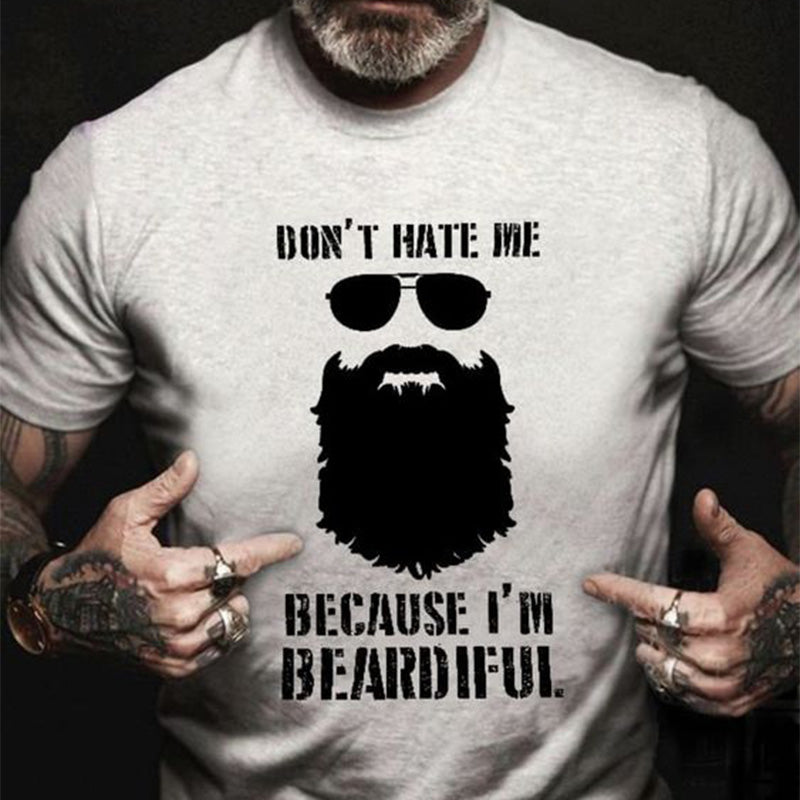 Vikings Don't Hate Me Printed Casual Men's T-shirt