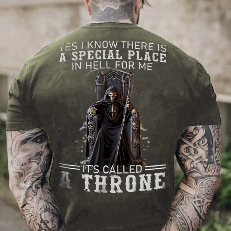 A Special Place In Hell For Me-A Throne Men's Cotton Tees