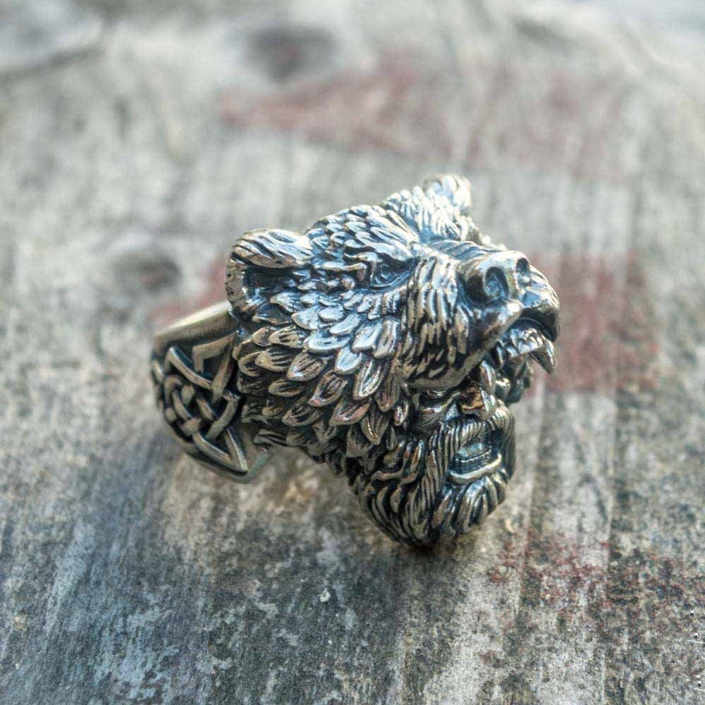 BERSERKER BEAR VIKING RING