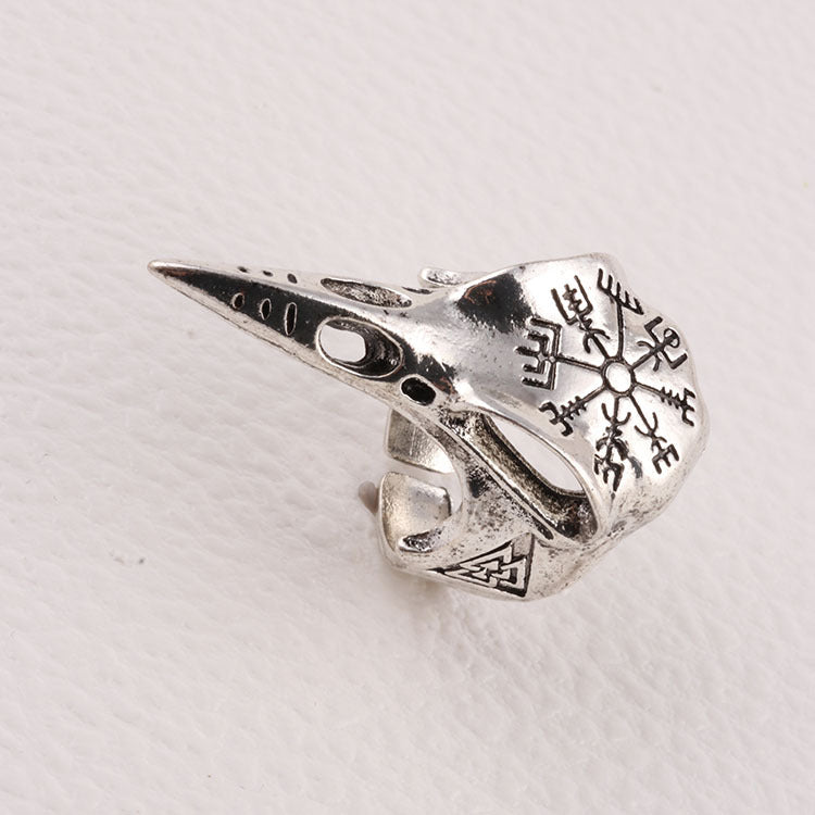 Viking Harpoon Bird Alloy Opening Ring