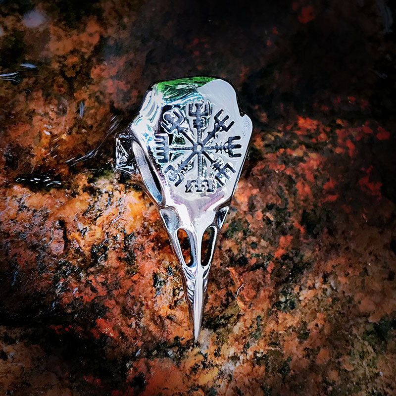 Men's Viking Crow Casual All-match Ring