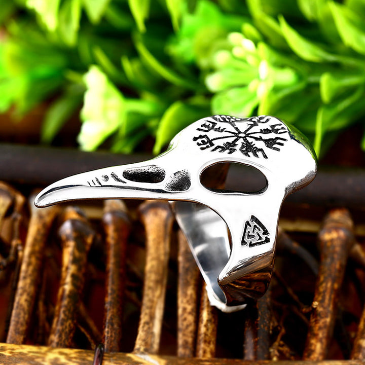 Men's Viking Crow Casual All-match Ring