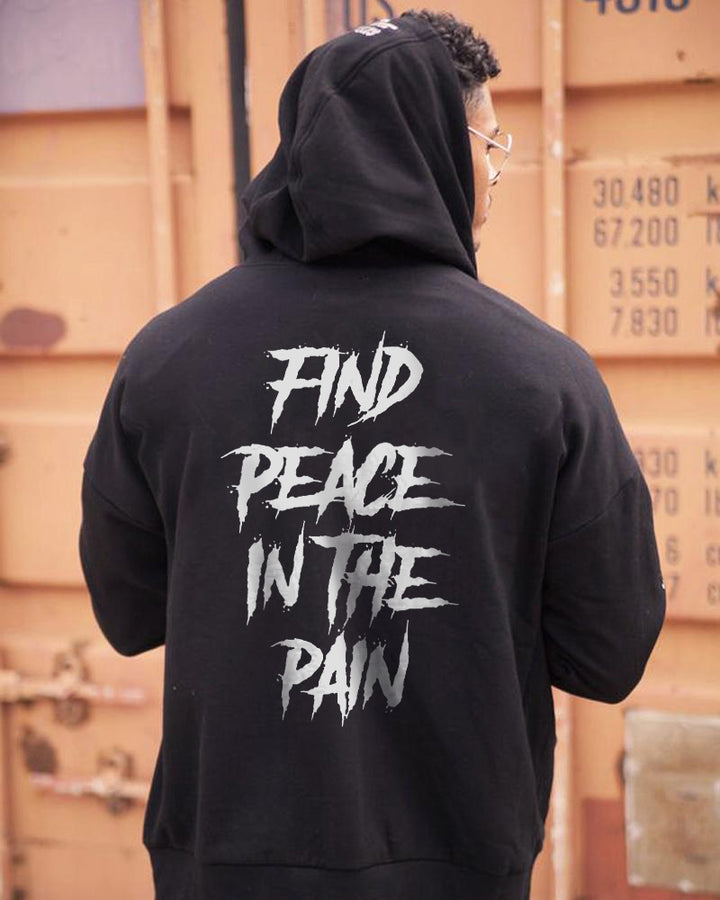 Find Peace In The Rain Men's Hoodie