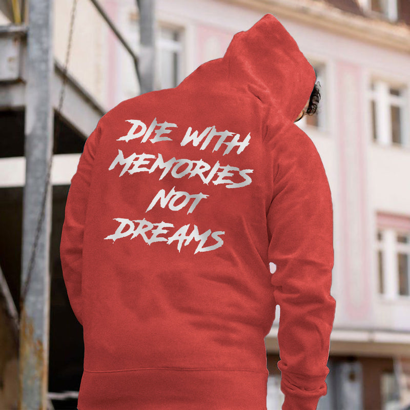 DIE IN MEMORY IS NOT A DREAM Casual Hooded Sweater