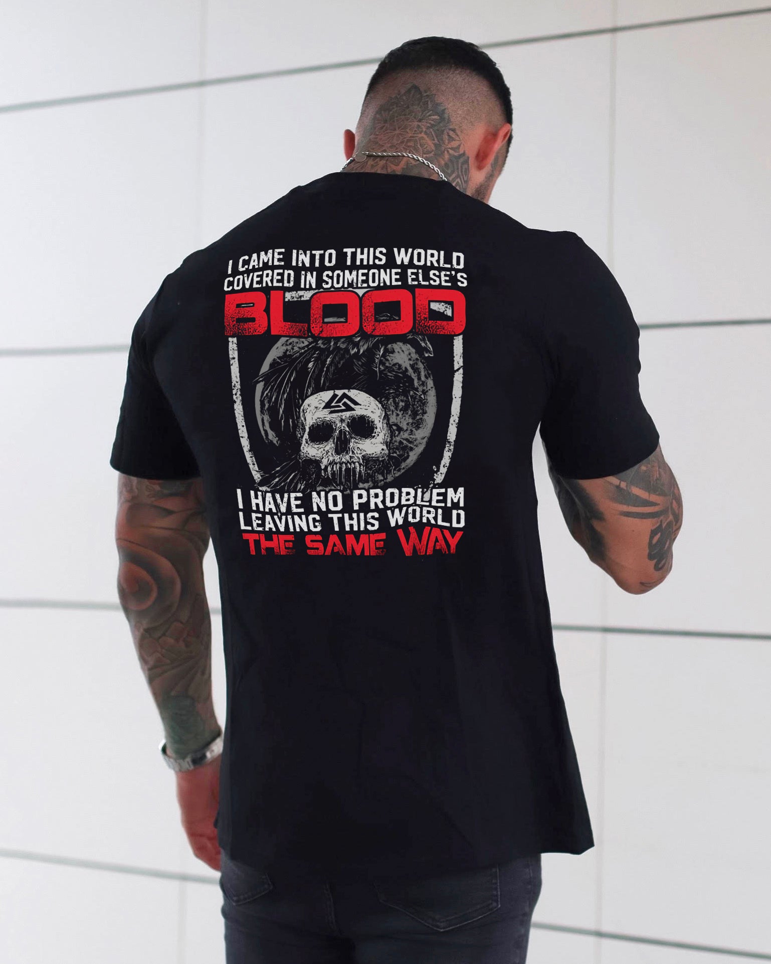 I Came Into This World Printed Men's T-shirt