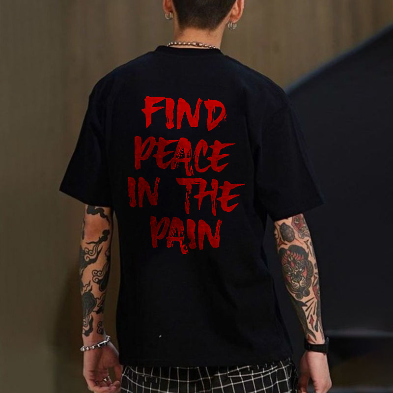 Find Peace In The Pain Men's Trend T-shirt