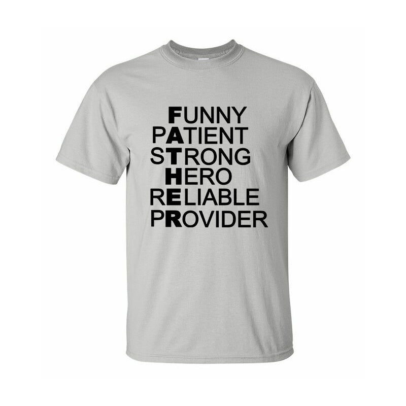 Funny Patient Strong Hero Reliable Provider Printed T-shirt