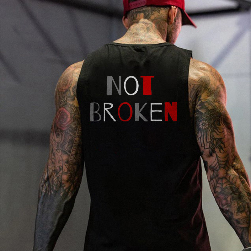 Not Broken  Printed Men's Casual T-Shirt