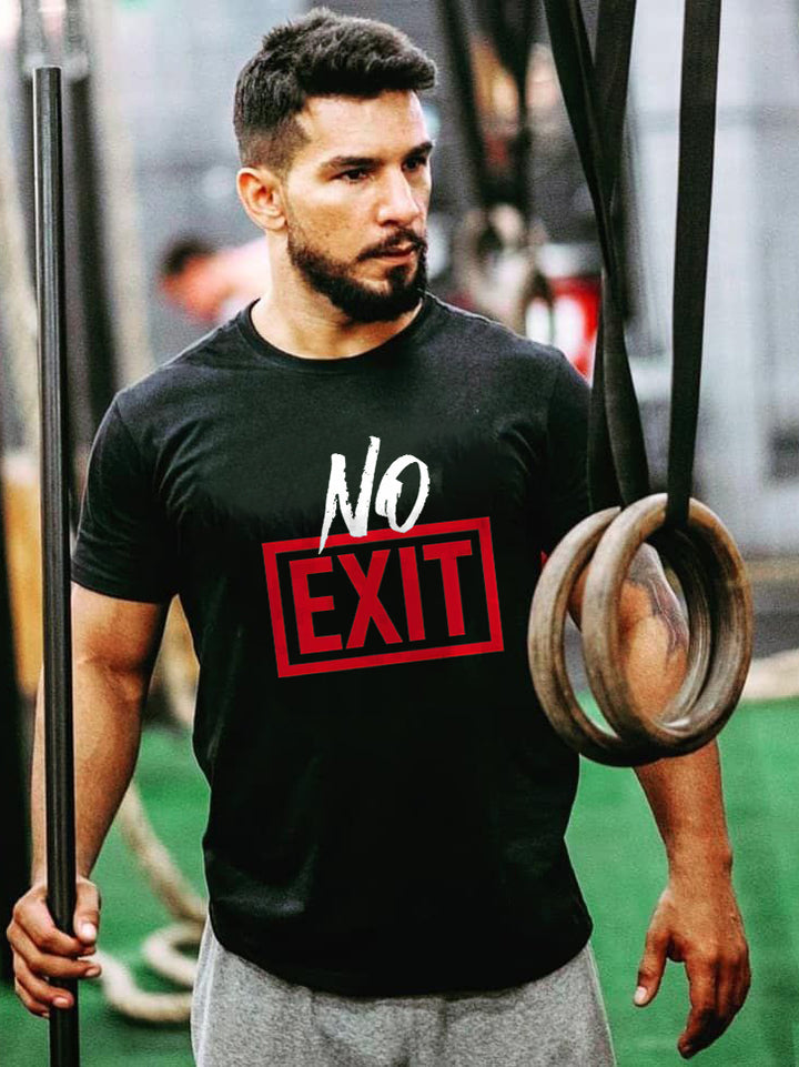 No Exit Printed Casual T-shirt