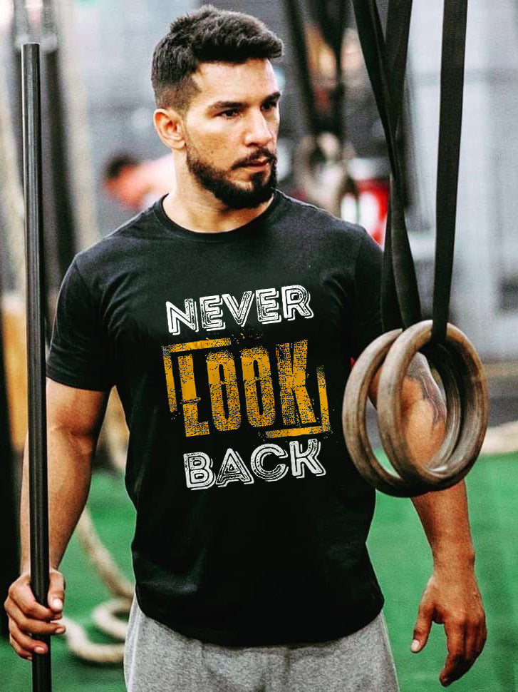 Never Look Back Printed T-shirt