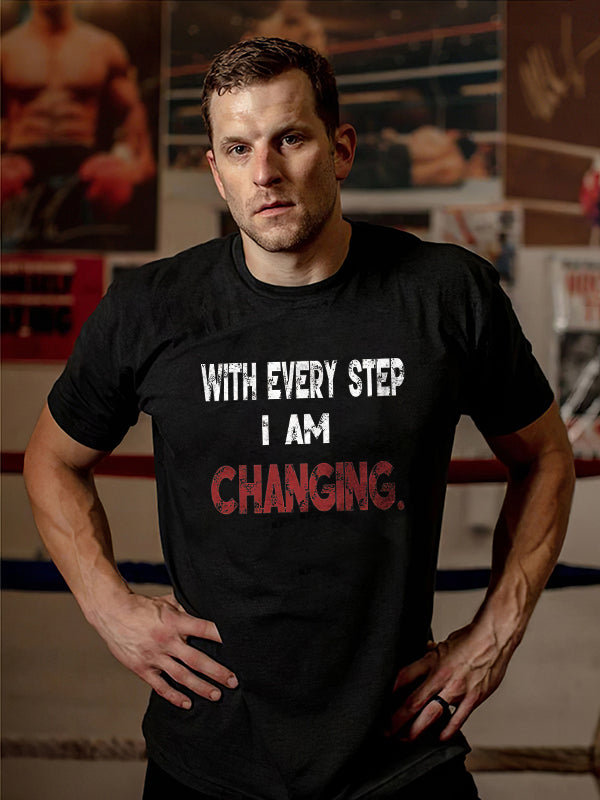 With Every Step I Am Changing Printed T-shirt