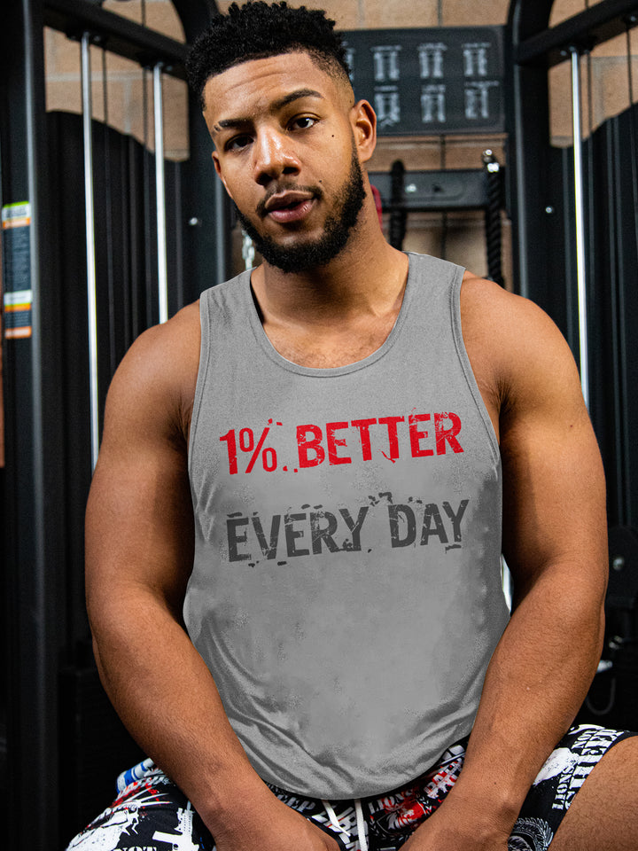 1% Better Every Day Printed Vest