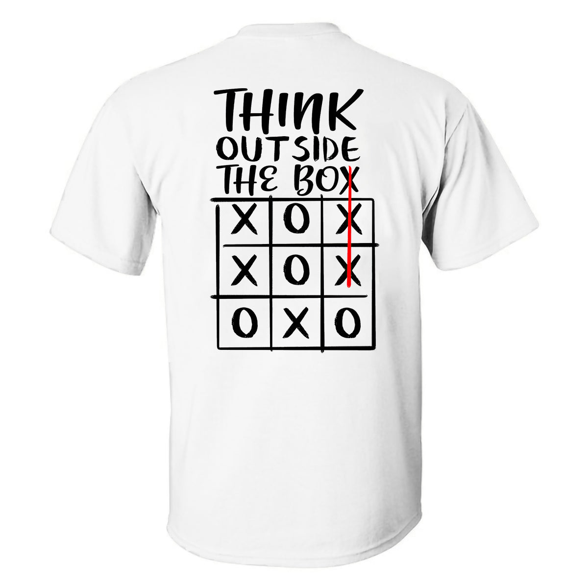 Think Outside The Box Printed Men's T-shirt