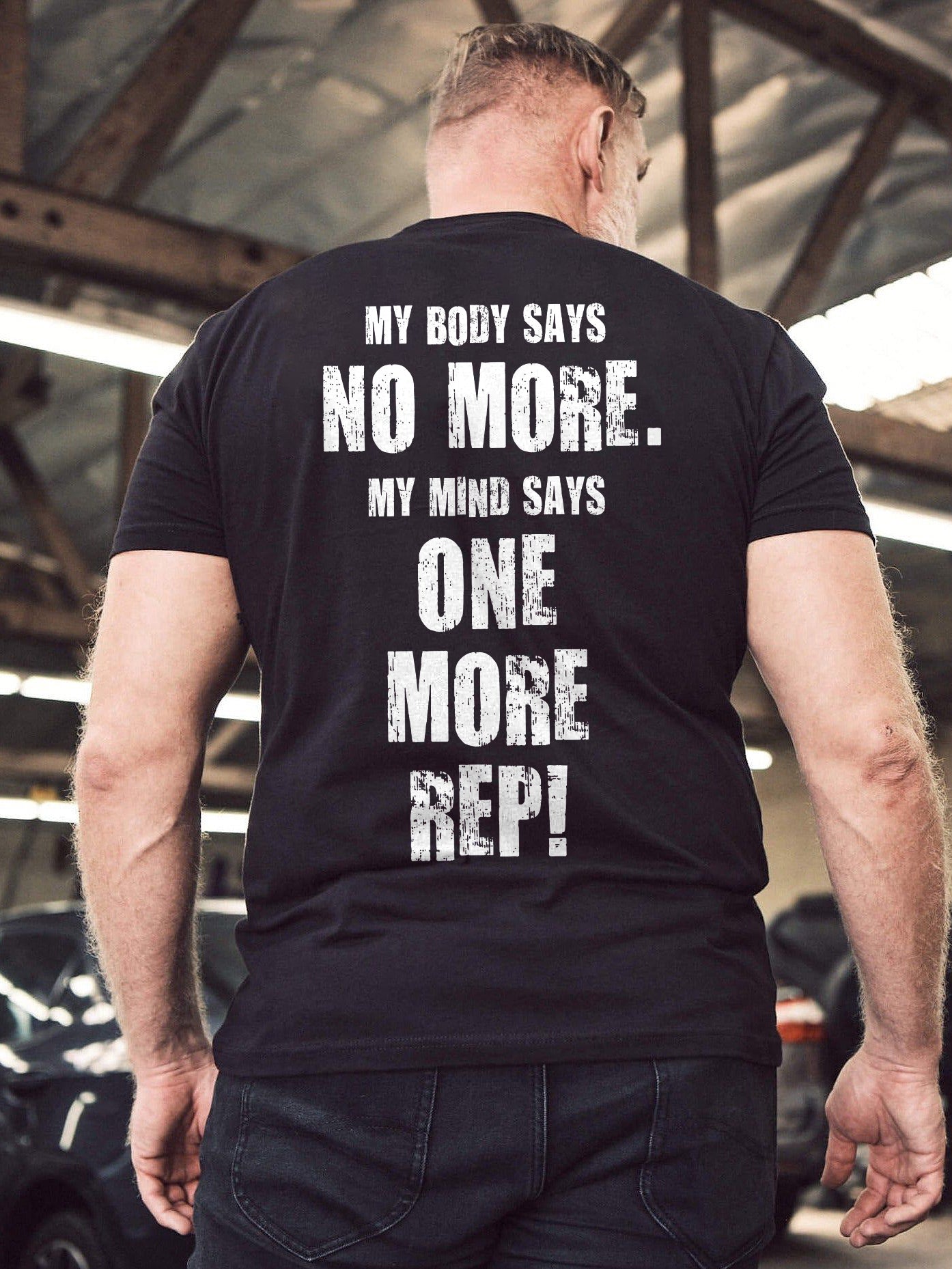 My Body Says No More Printed T-shirt