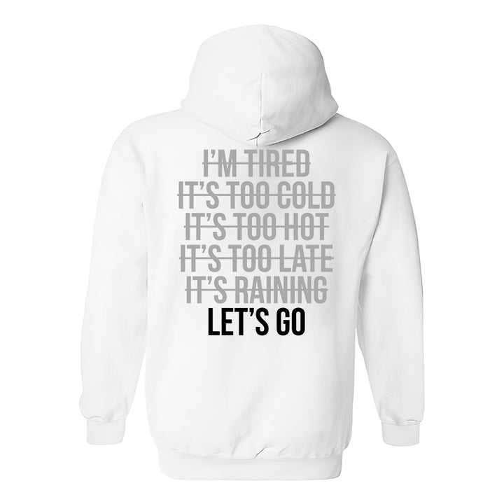 LET'S GO Printed Casual Hoodie