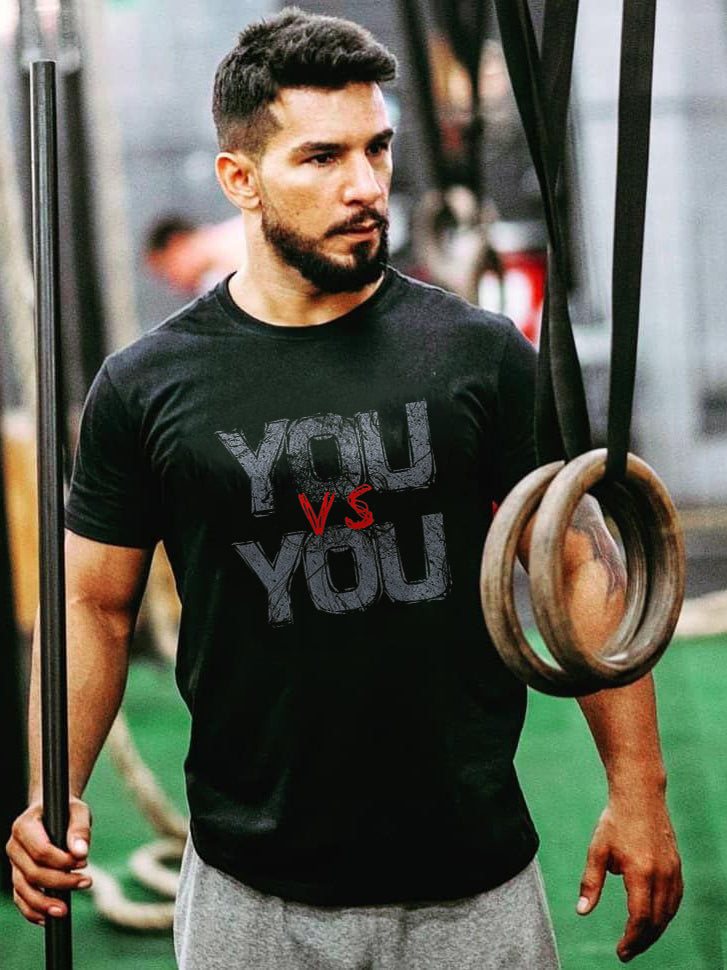 You Vs You Printed Casual T-shirt