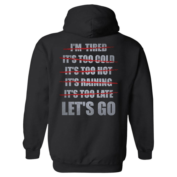 Let's Go Printed Men's Hoodie