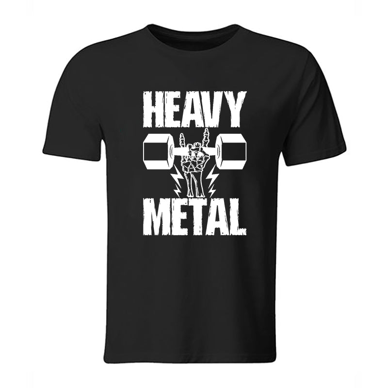 Heavy Metal Print Men's T-shirt