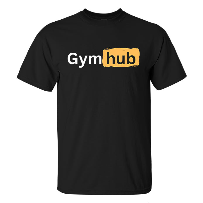 Gym Hub Printed Men's T-shirt