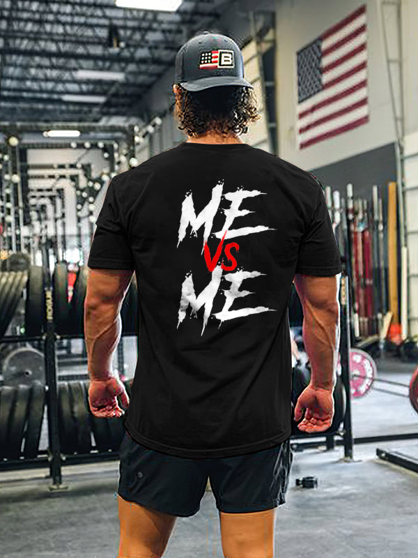 Me Vs Me Printed Men's T-shirt