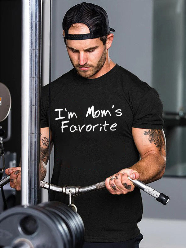 I'm Mom's Favorite Printed Men's T-shirt